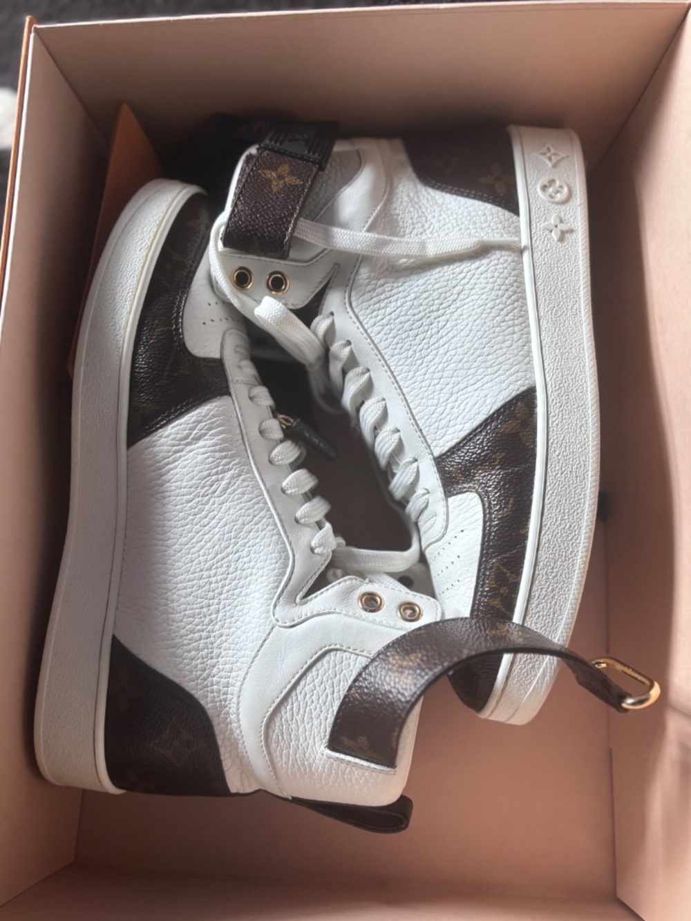 Authentic Women’s Louis Vuitton High Top Sneakers - Picture 6 of 10